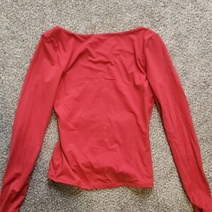 Elegant Red Women's Top